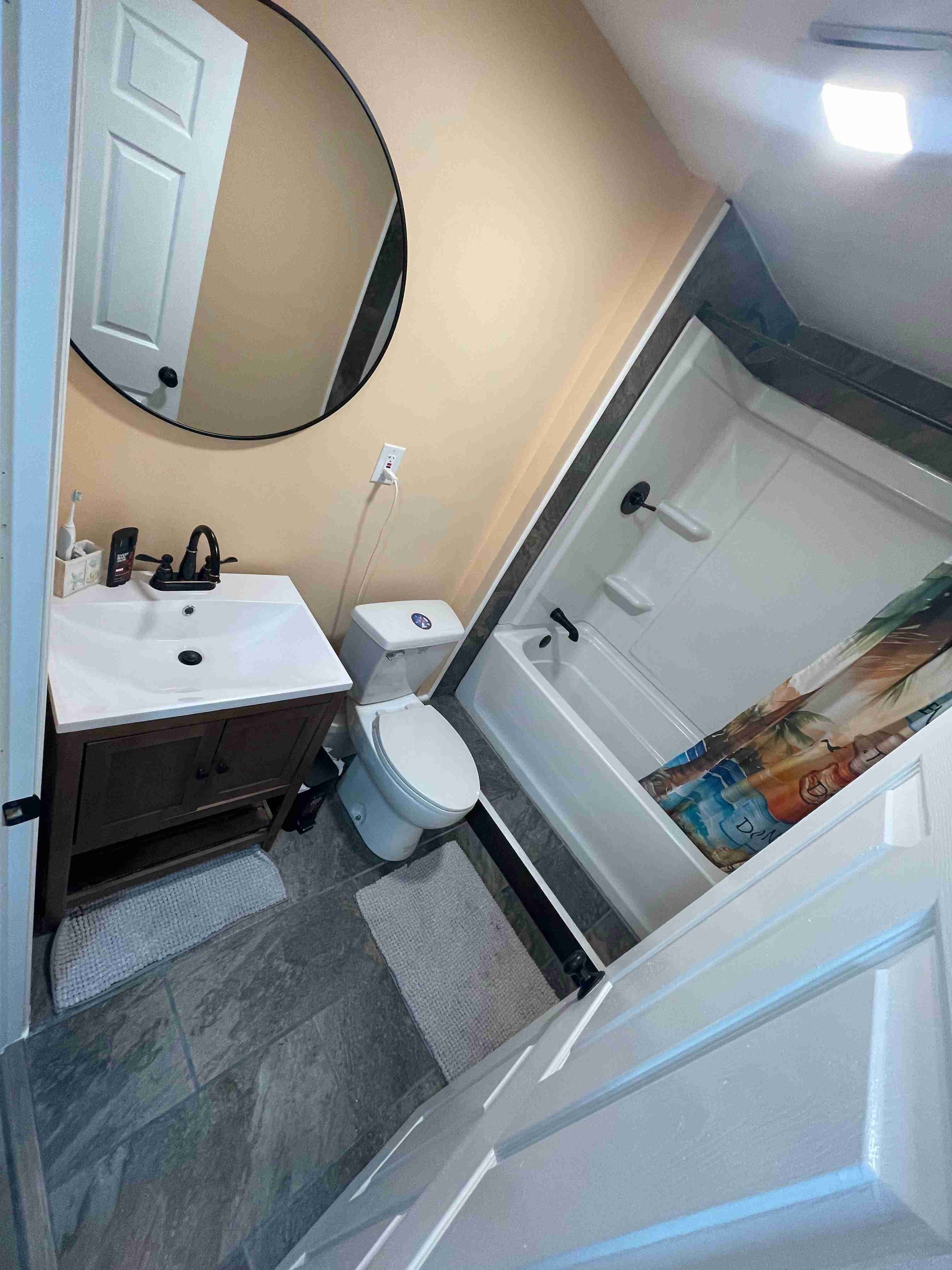 full bathroom basement